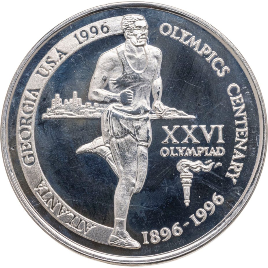 Танзания 2000 шиллингов (shillingi) 1996 XXVI летние Олимпийские игры, Атланта 1996 г. - бег (малый герб)