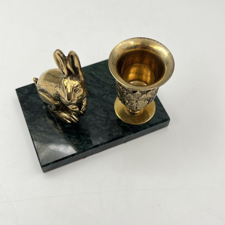 Подсвечник настольный "Заяц" (на одну свечу)