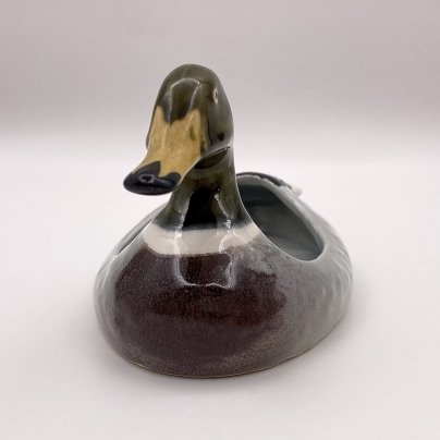 Лоток для мелочей "Утка", фаянс, роспись, Европа, 1980-2000 гг.