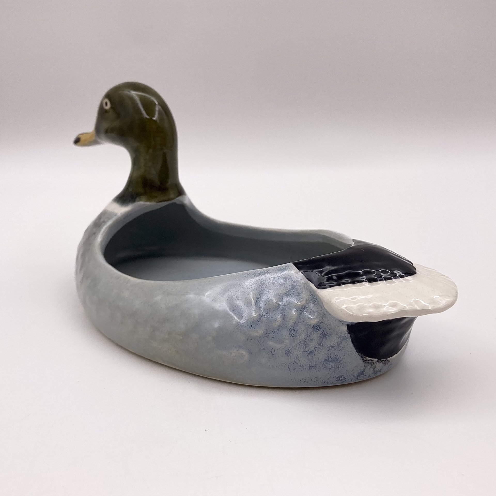 Лоток для мелочей "Утка", фаянс, роспись, Европа, 1980-2000 гг.