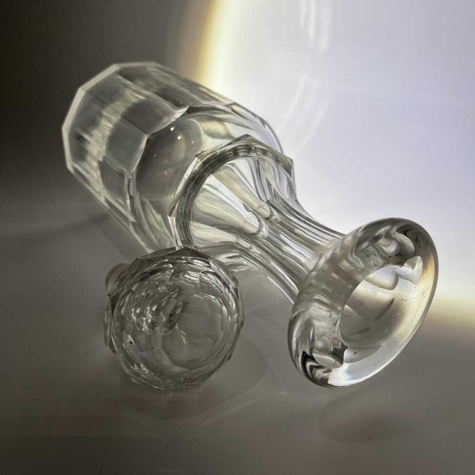 Графин с декором "грань во весь", пробка в подборе