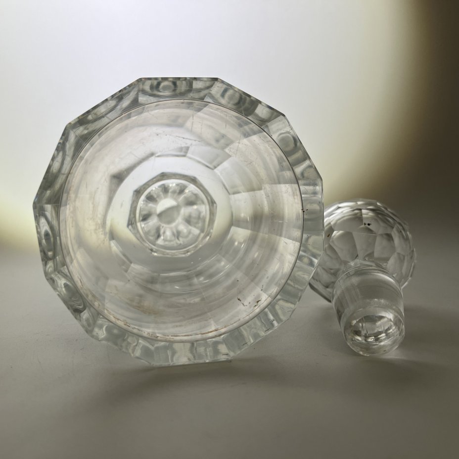 Графин с декором "грань во весь", пробка в подборе