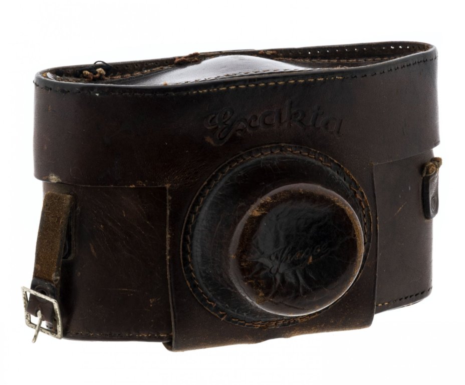 Фотоаппарат пленочный "Exacta Jhagee" c объективом "Carl Zeiss Jena" в оригинальном кофре, металл, стекло, кожа, Exacta, Германия, 1936-1951 гг., Ihagee