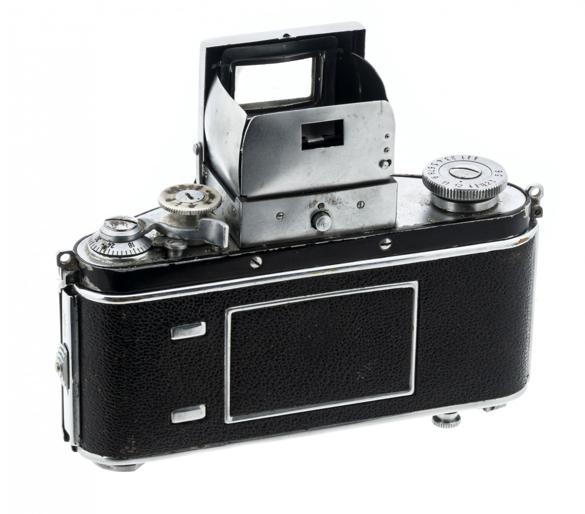 Фотоаппарат пленочный "Exacta Jhagee" c объективом "Carl Zeiss Jena" в оригинальном кофре, металл, стекло, кожа, Exacta, Германия, 1936-1951 гг., Ihagee