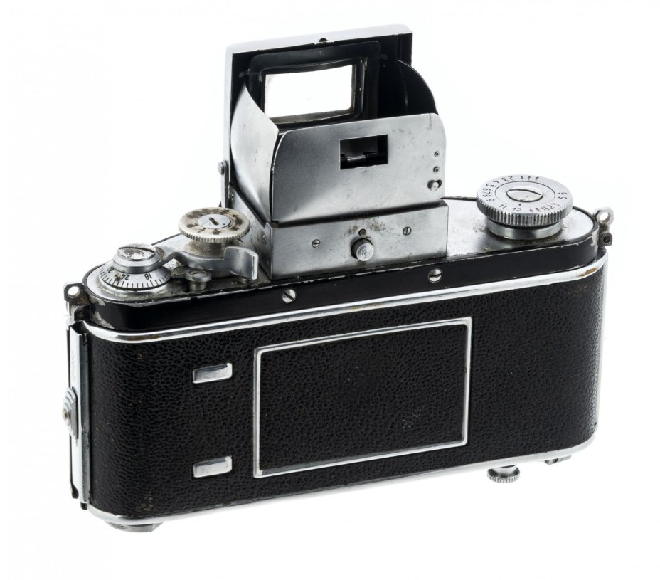 Фотоаппарат пленочный "Exacta Jhagee" c объективом "Carl Zeiss Jena" в оригинальном кофре, металл, стекло, кожа, Exacta, Германия, 1936-1951 гг., Ihagee