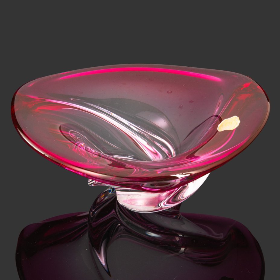 Ваза для десертов  (конфетница, фруктовница), хрусталь, Val Saint Lambert, Val Saint Lambert