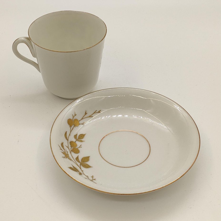 Пара чайная с ягодным декором