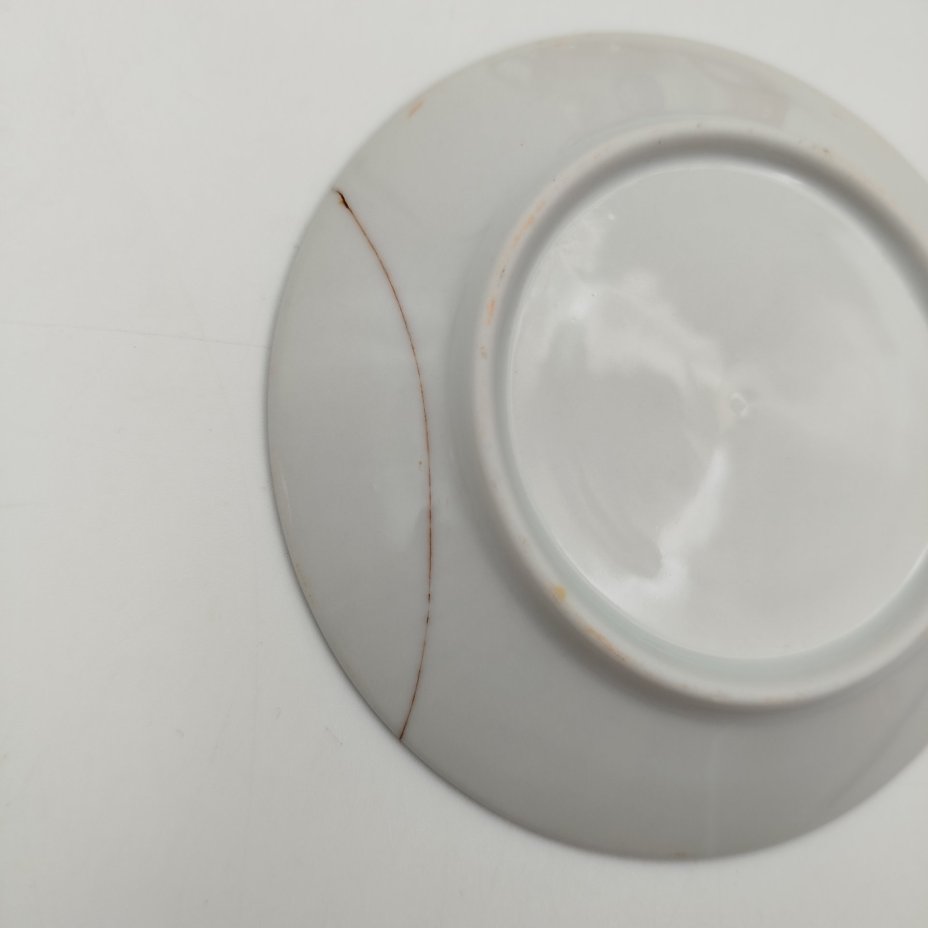 Набор кофейный "Мадонна" с декором в виде разводов (4 кофейные пары и сахарница)