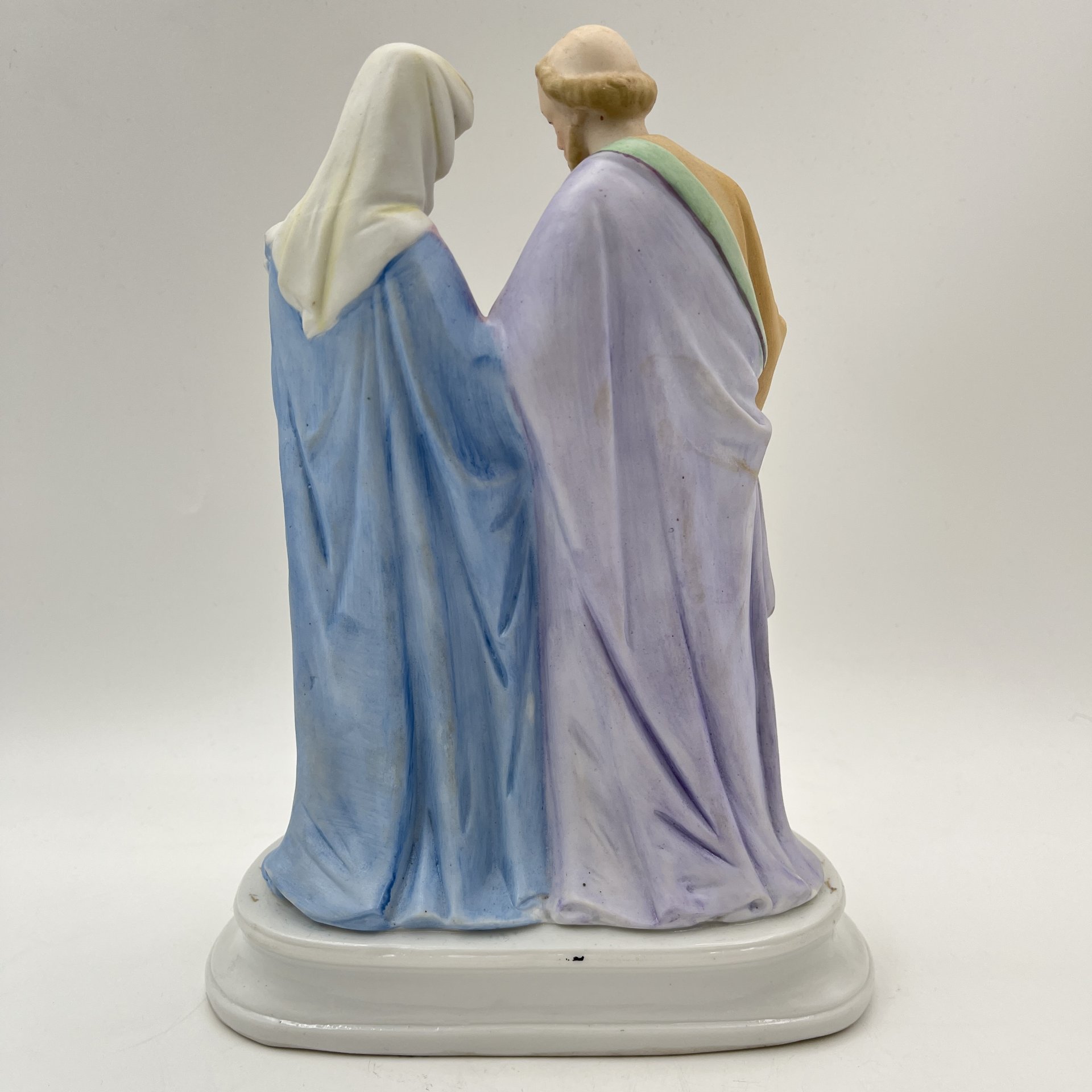 Статуэтка "Святое семейство", фарфор, роспись, золочение, Европа, 1970-1980 гг.