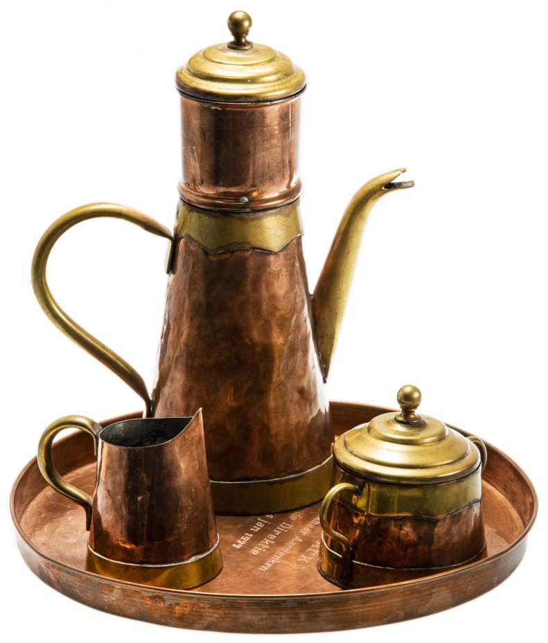 Набор кофейный из 3-х предметов (кофейник, сахарница, сливоник), Бельгия
