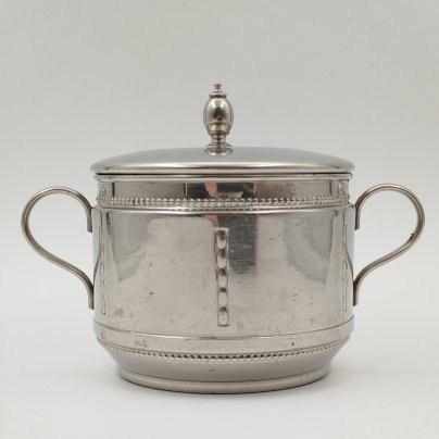 Сахарница в классическом стиле, металл, Württembergische Metallwarenfabrik (WMF), Германия, 1900-1930 гг.