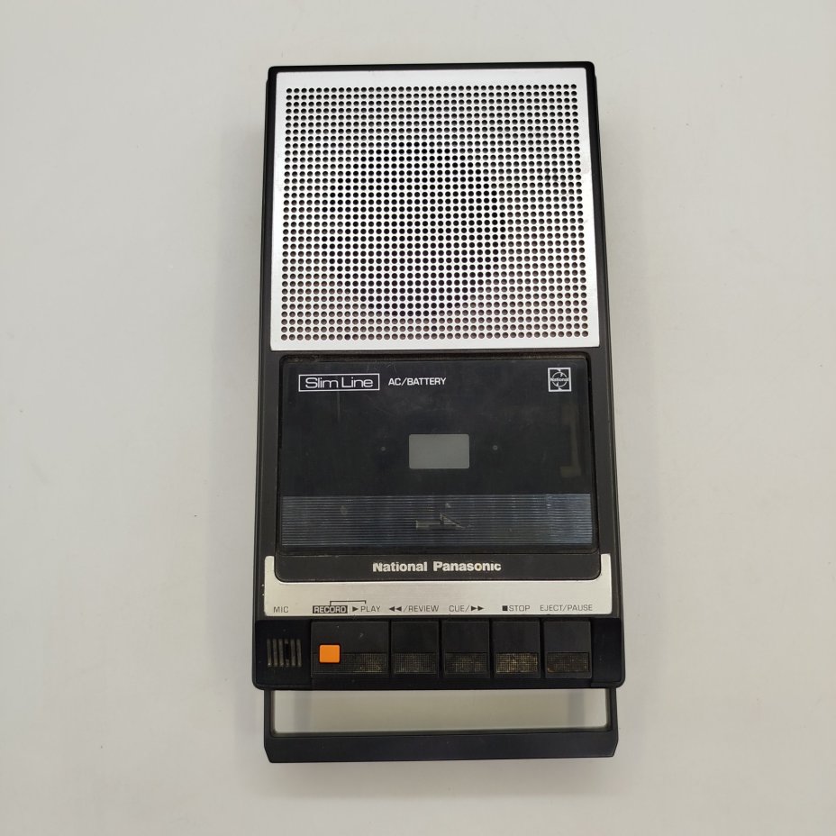 Магнитофон National Panasonic Slim Line RQ-2734, пластик, металл, Япония, 1980-1990 гг.