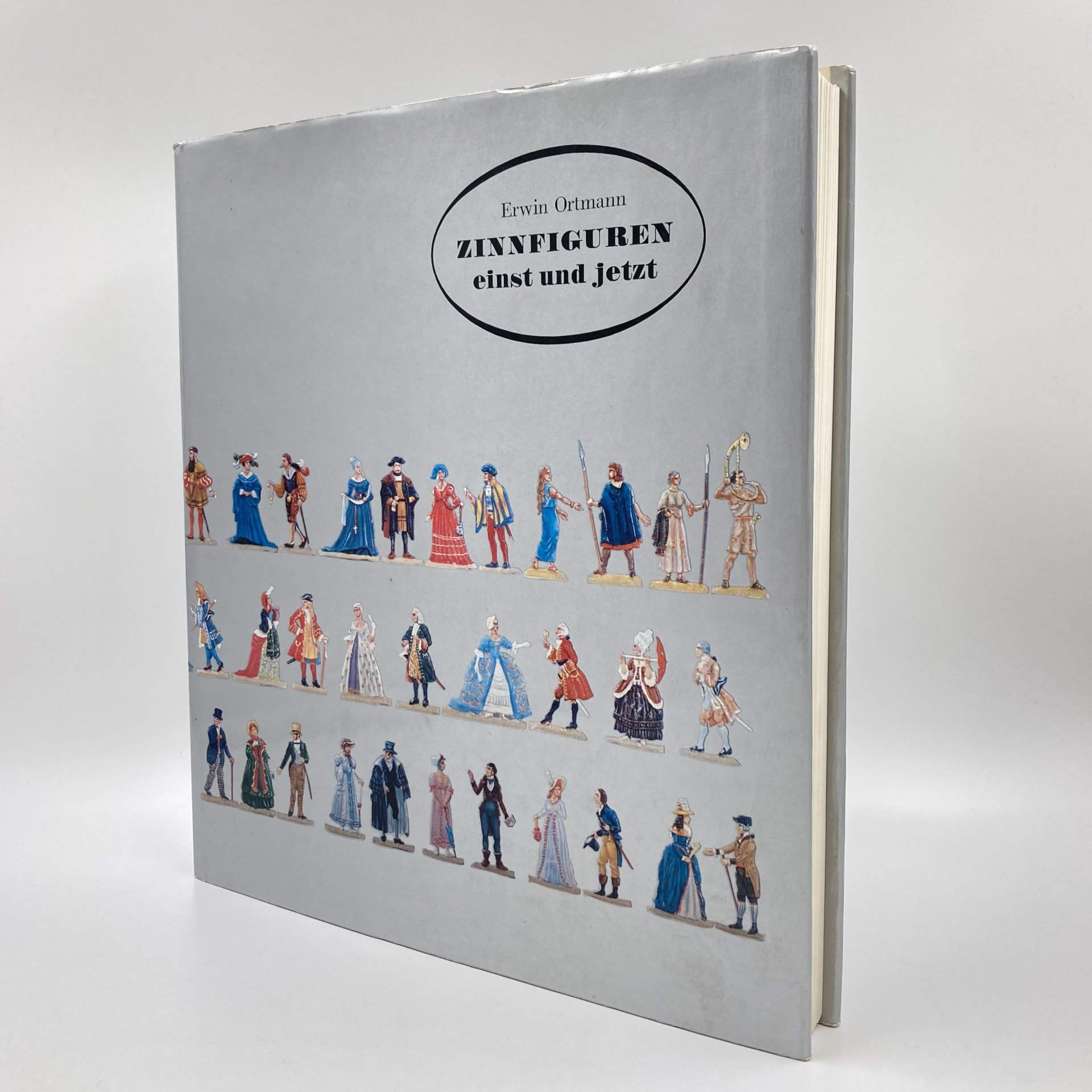 Книга "Zinnfiguren einst und jetzt" Erwin Ortmann, бумага, печать, Издательство «Edition Leipzig», ГДР, 1977 г., Издательство «Edition Leipzig»