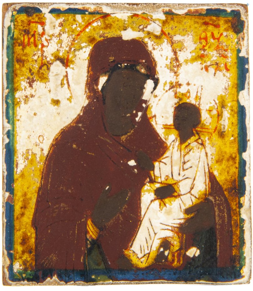 Икона "Смоленская Божия Матерь", дерево, темпера, Российская Империя, 1850-1864 гг.