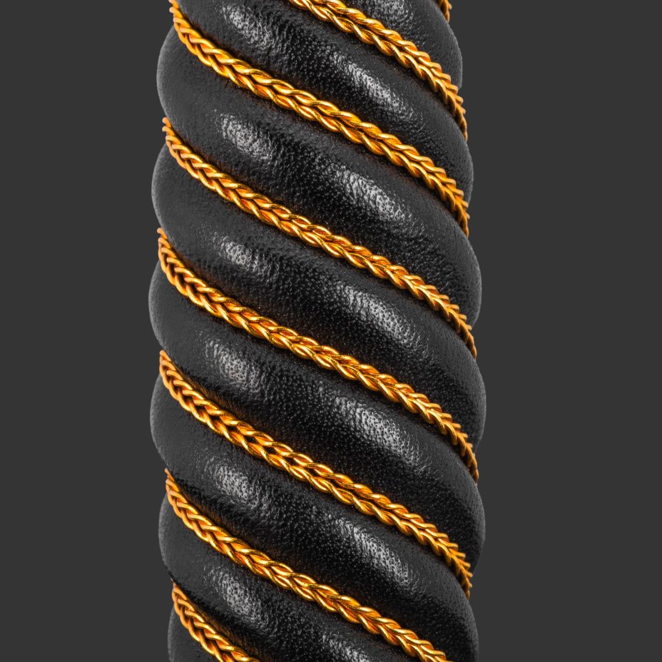 Кортик "65 лет Победы", сталь, латунь, дерево, кожа, золочение; в деревянном подарочном коробе с бархатным ложементом, Российская Федерация, 2010 г.