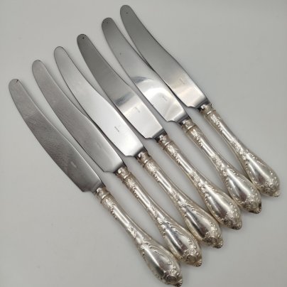 Набор из 6-ти ножей с растительным декором