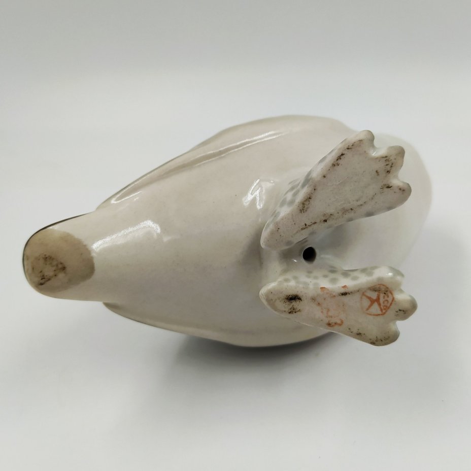 Статуэтка "Куропатка", скульптор П.П. Веселов, фарфор, роспись, Ленинградский фарфоровый завод (ЛФЗ), СССР, 1970-1992 гг.