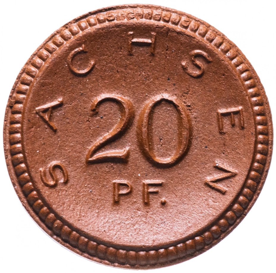 Нотгельд Германия (Саксония) 20 пфеннигов 1921