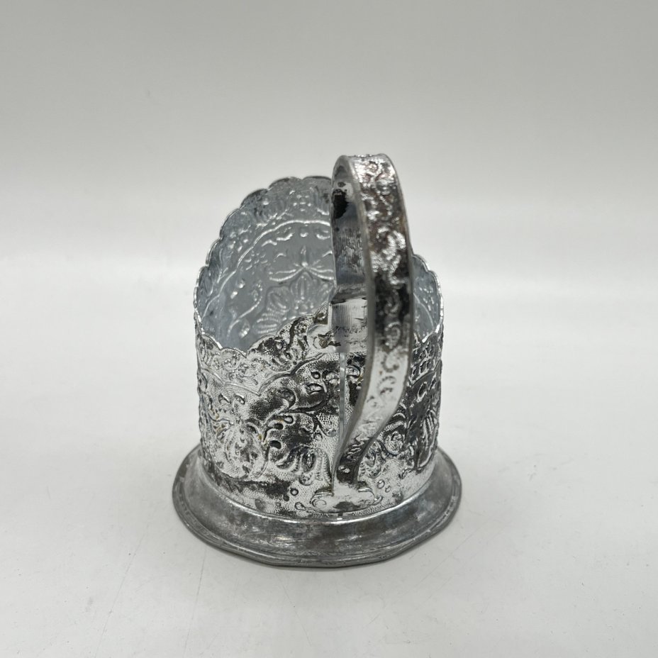 Подстаканник "Цветок", металл, Ленэмальер (Ленинградский эмальер), СССР, 1950-1975 гг.