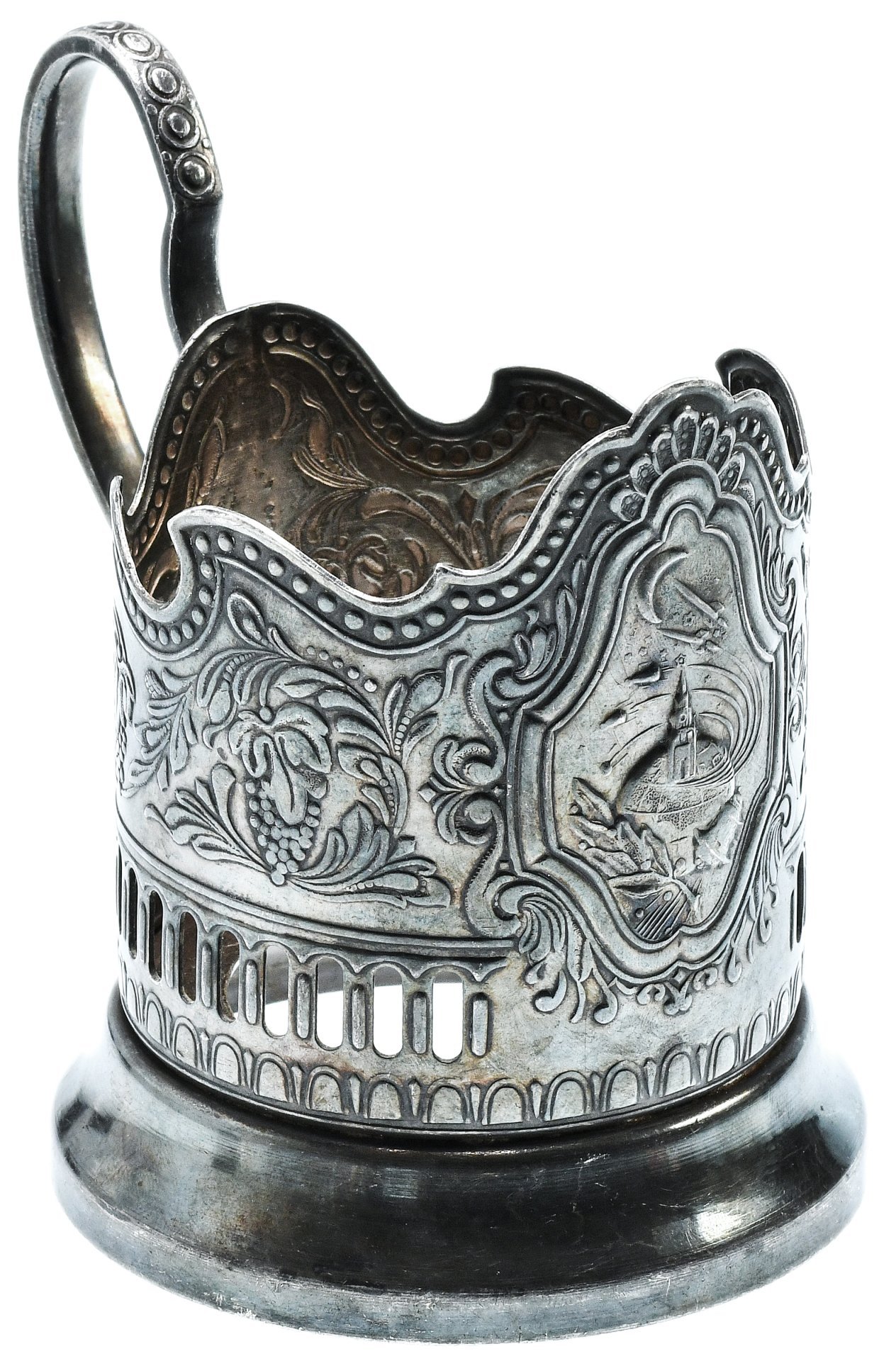 Подстаканник "Советский космос" Кольчугино 1974-1976гг