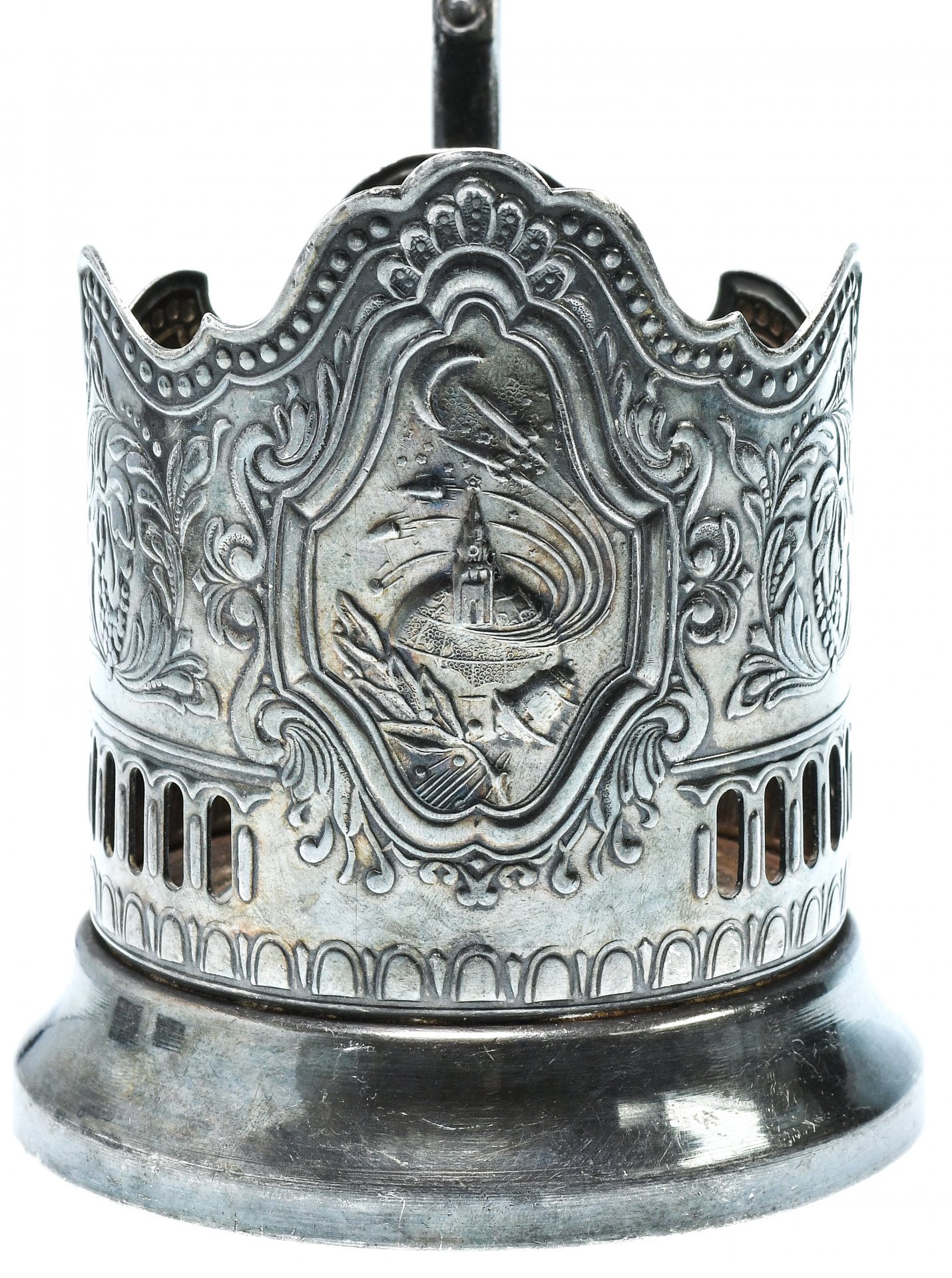 Подстаканник "Советский космос" Кольчугино 1974-1976гг