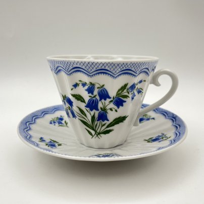 Пара чайная "Колокольчики", форма "Лучистая"