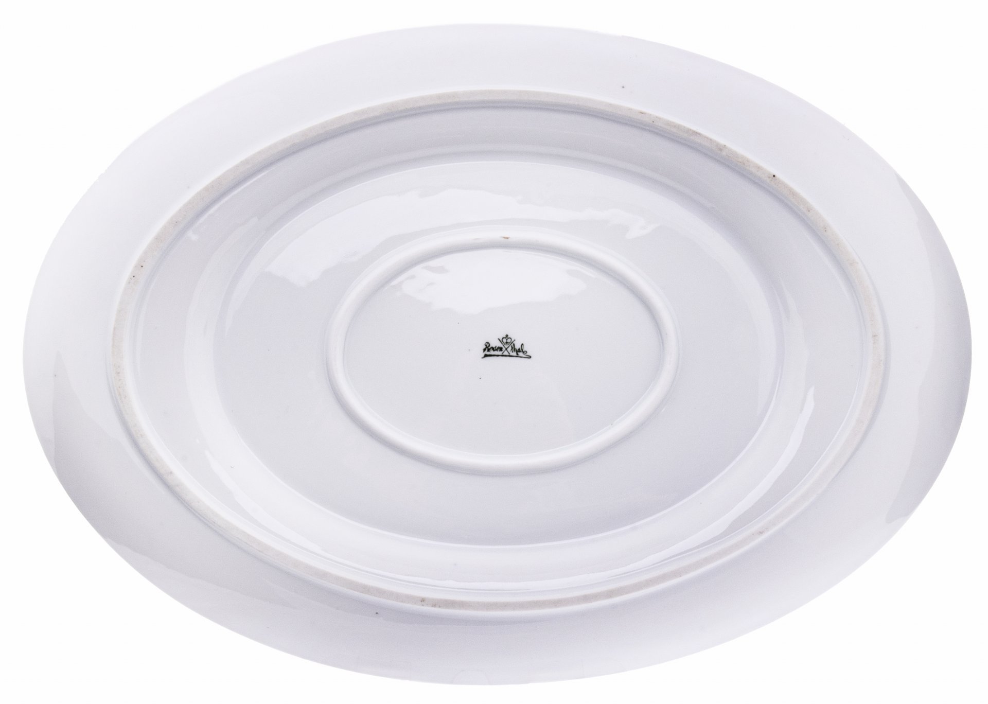 Супница с блюдом-подставкой из серии "Old dutch", фарфор, роспись, мануфактура "Rosenthal", Германия, 1891-1906 гг. — фото 7
