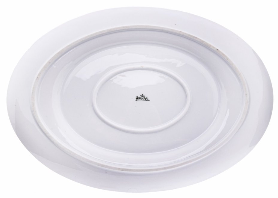 Супница с блюдом-подставкой из серии "Old dutch", фарфор, роспись, мануфактура "Rosenthal", Германия, 1891-1906 гг., Rosenthal (Розенталь)