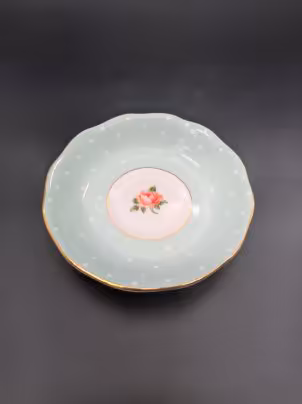 Блюдце с цветочным декором Polka Rose, Royal Albert