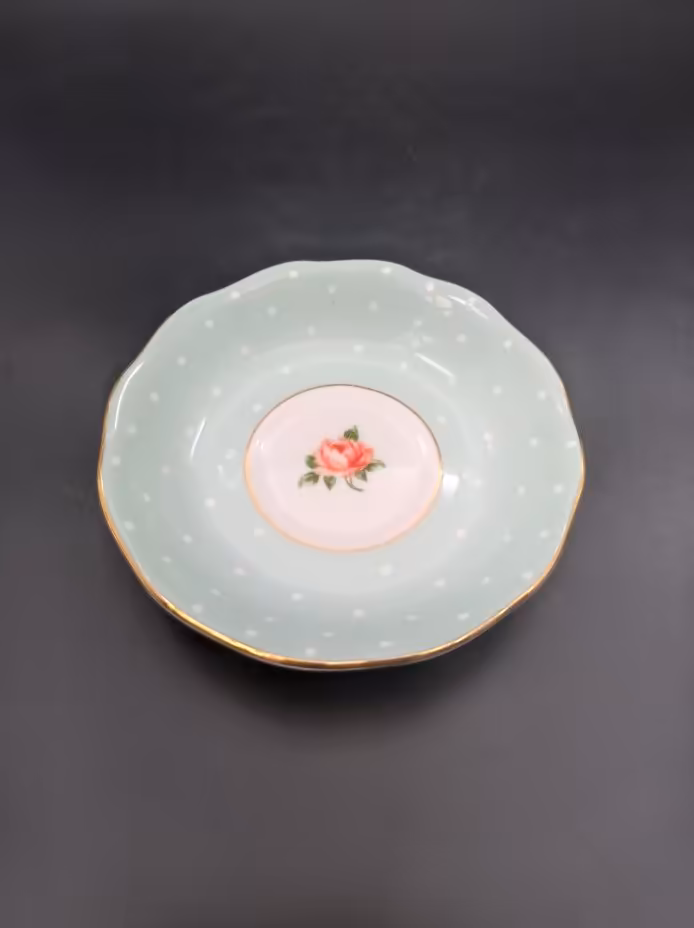 Блюдце с цветочным декором Polka Rose, Royal Albert
