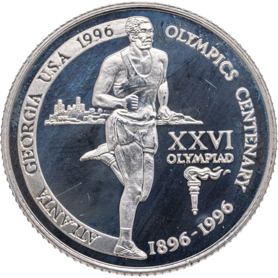 Танзания 2000 шиллингов (shillingi) 1996 XXVI летние Олимпийские игры, Атланта 1996 г. - бег (малый герб)