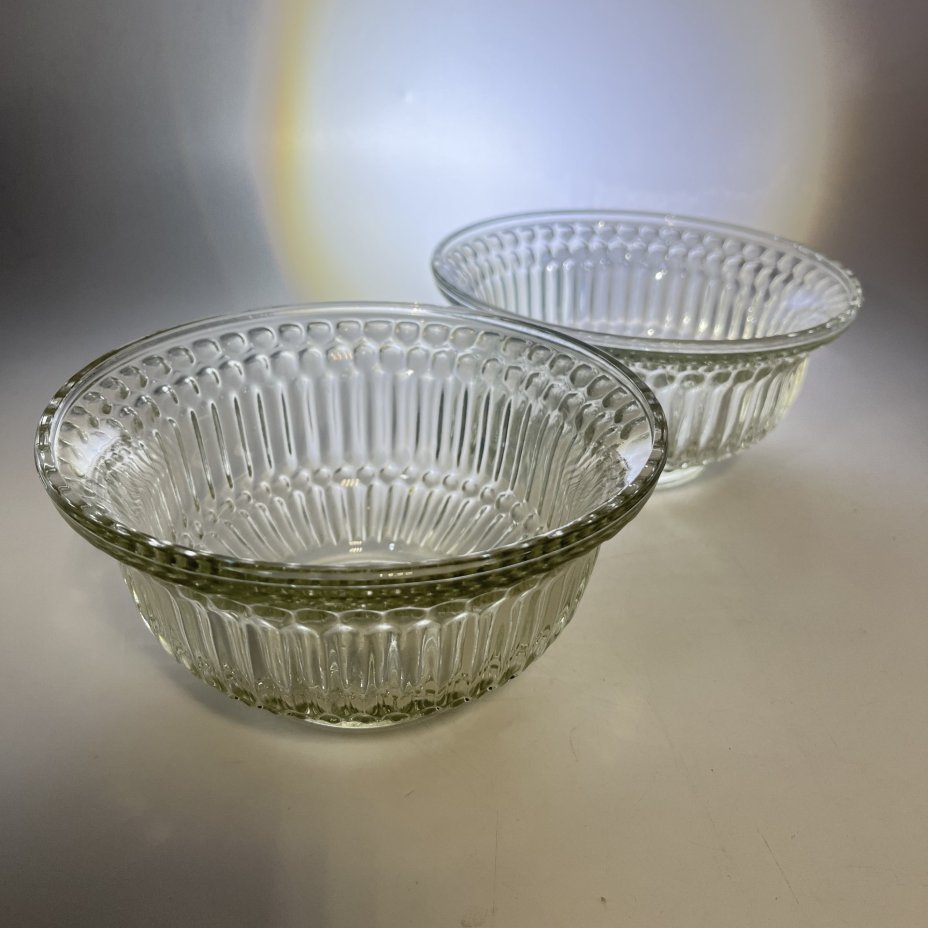 Набор из 2 вазочек с геометрическим декором