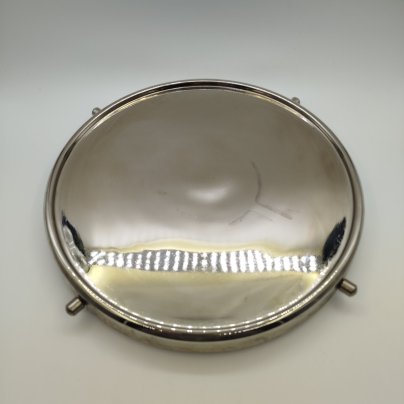 Поднос сервировочный с поворотным механизмом (крутится), сталь, алюминий, Европа, 1980-2000 гг.