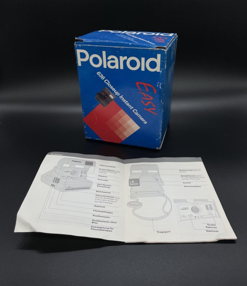 Фотоаппарат "Polaroid 636 Closeup instant Camera", в оригинальной коробке с инструкцией, Polaroid