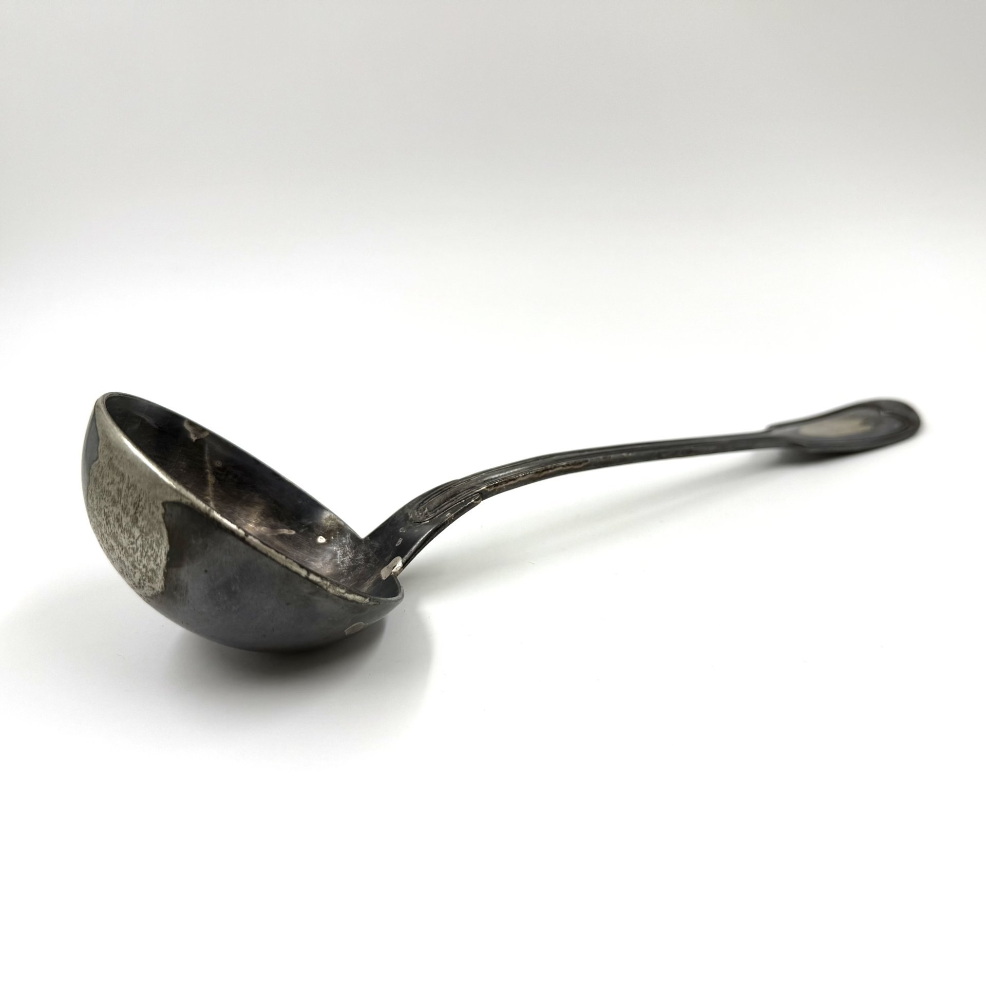 Половник с инициалами "L.E", металл, серебрение, Christofle, Франция, 1935-1945 гг., Christofle