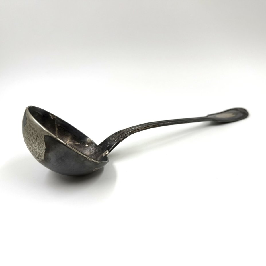 Половник с инициалами "L.E", металл, серебрение, Christofle, Франция, 1935-1945 гг., Christofle