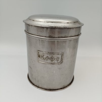 Ёмкость для хранения кофе, Nikel Plattirt, металл, СССР, 1890-1920 гг.