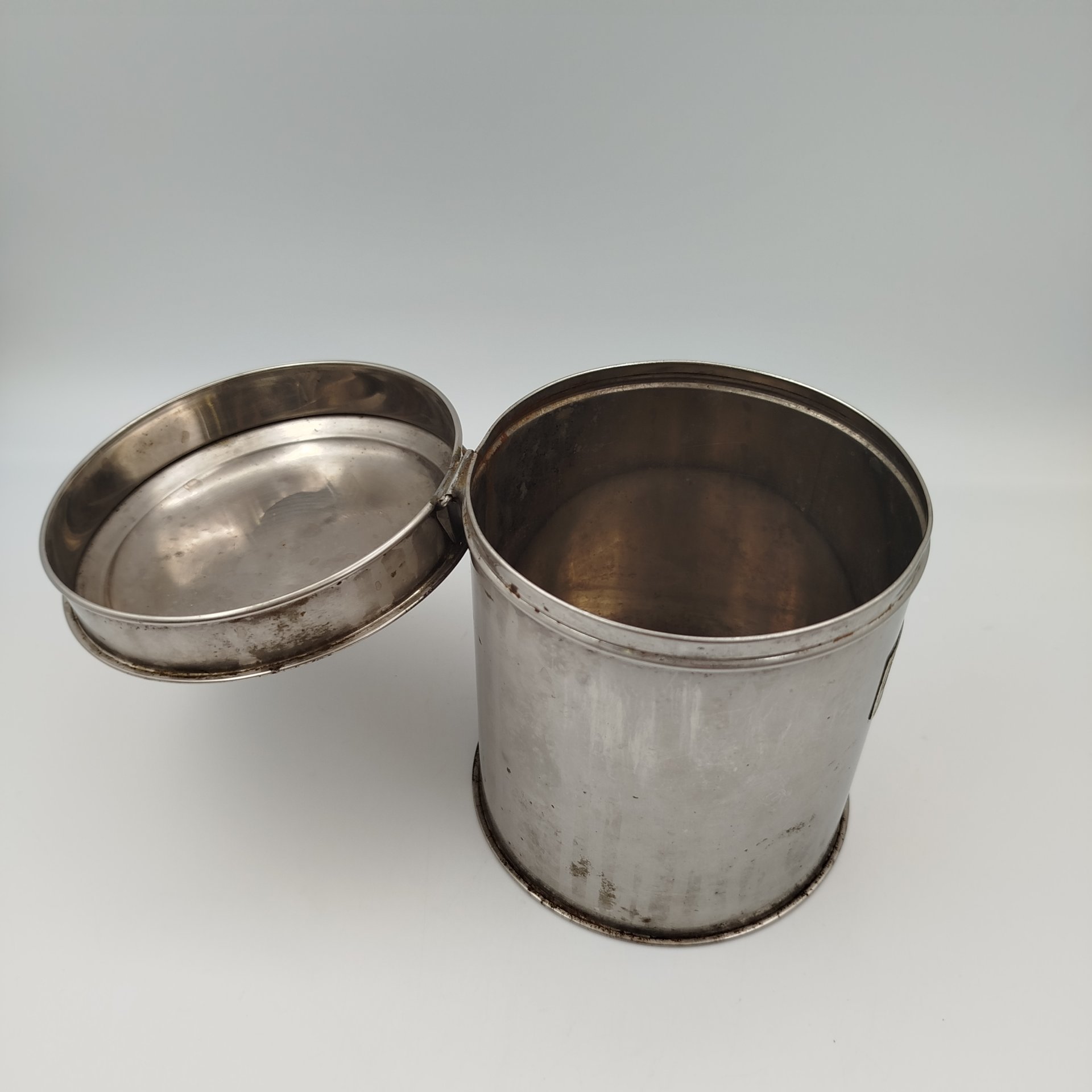 Ёмкость для хранения кофе, Nikel Plattirt, металл, СССР, 1890-1920 гг.