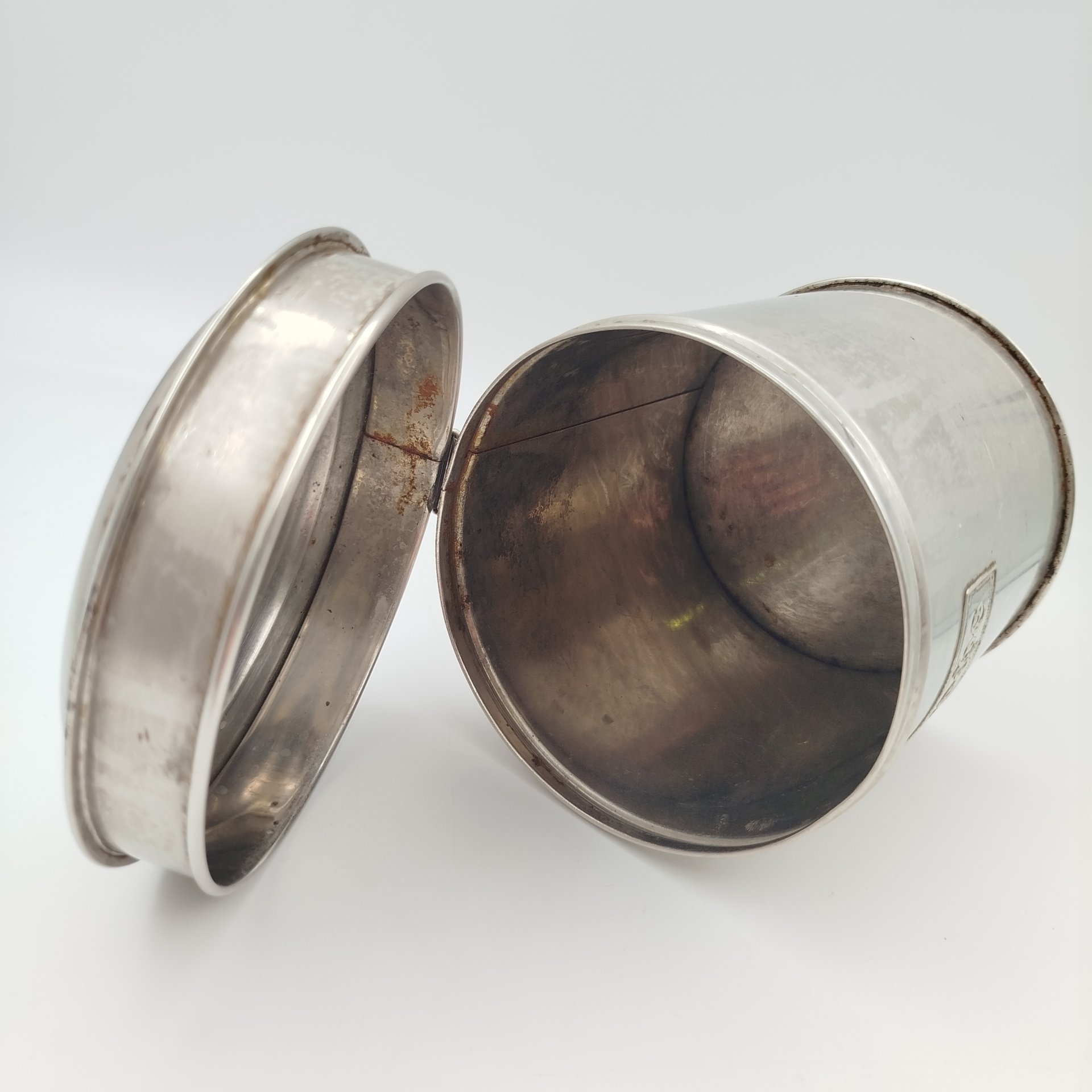 Ёмкость для хранения кофе, Nikel Plattirt, металл, СССР, 1890-1920 гг.