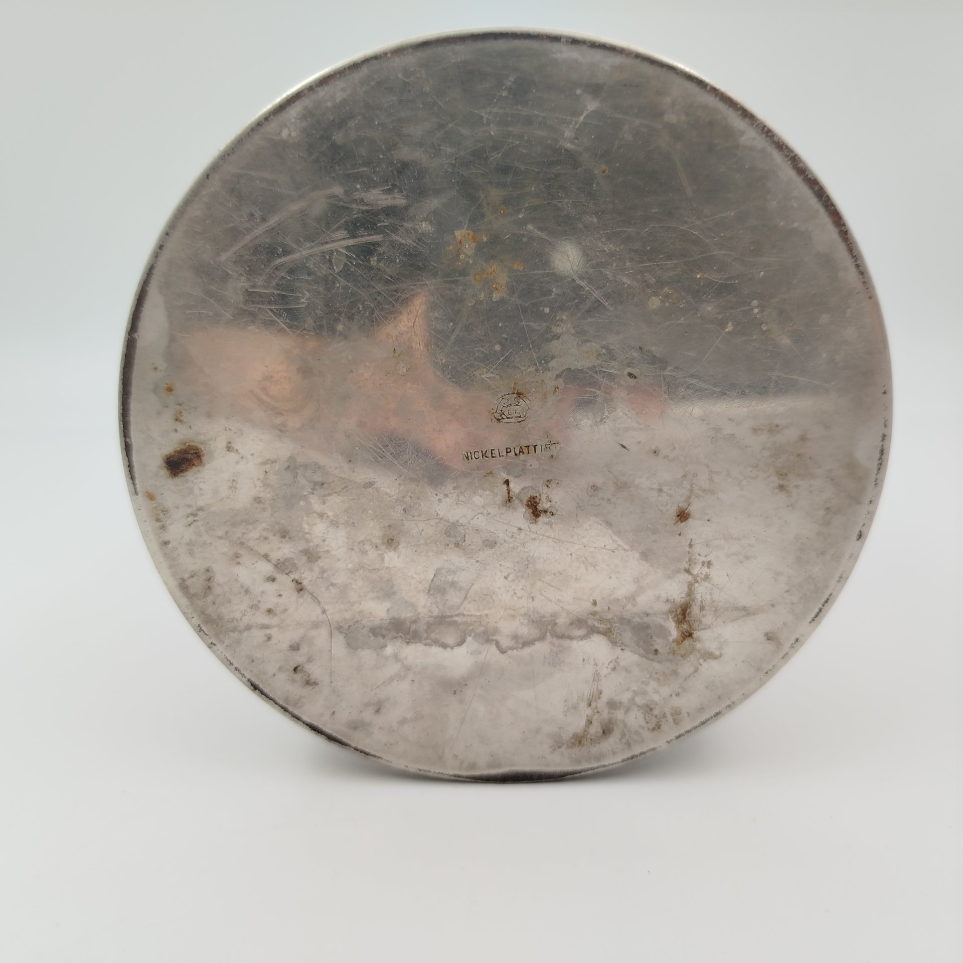 Ёмкость для хранения кофе, Nikel Plattirt, металл, СССР, 1890-1920 гг.