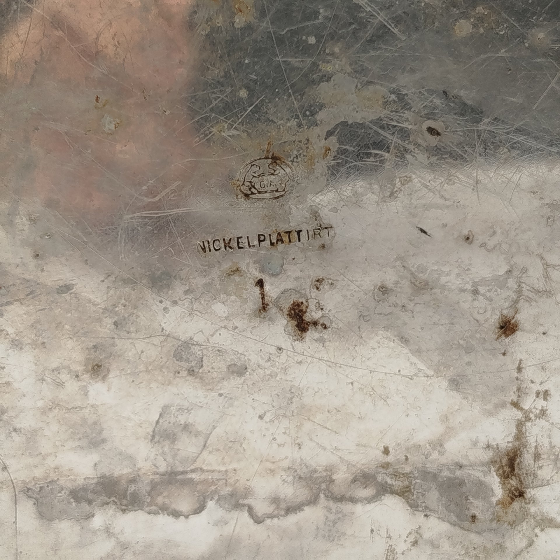 Ёмкость для хранения кофе, Nikel Plattirt, металл, СССР, 1890-1920 гг.