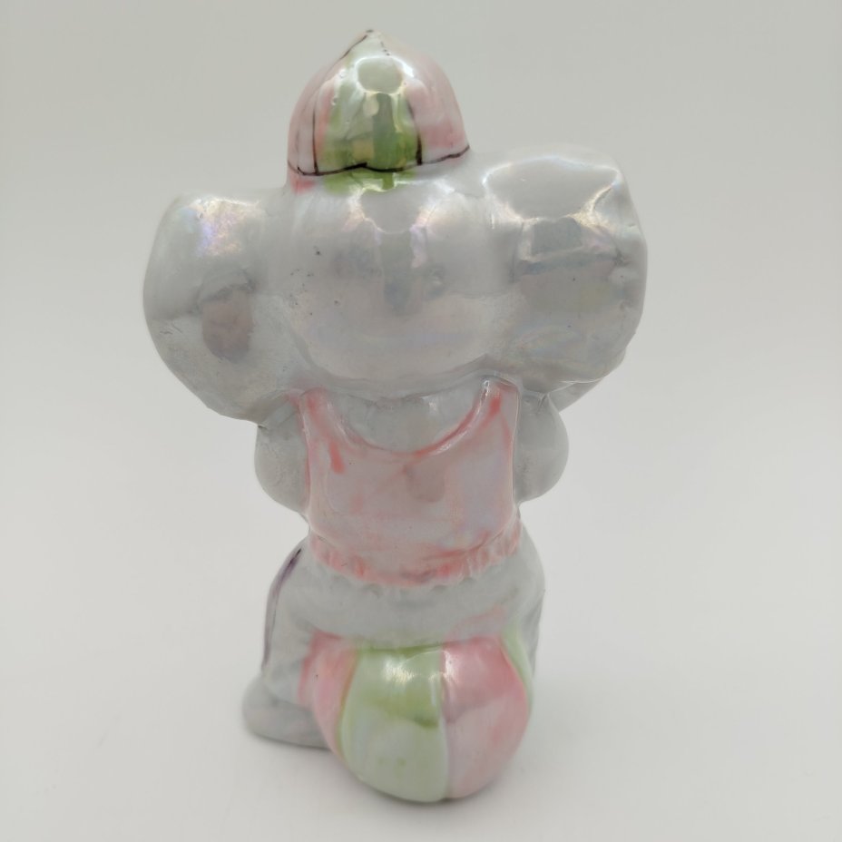 Статуэтка "Слон-трубач", фарфор, роспись, люстр, Европа, 1980-2000 гг.