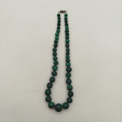 Бусы с бусинами округлой формы, натуральный камень, металл, СССР, 1970-1990 гг.