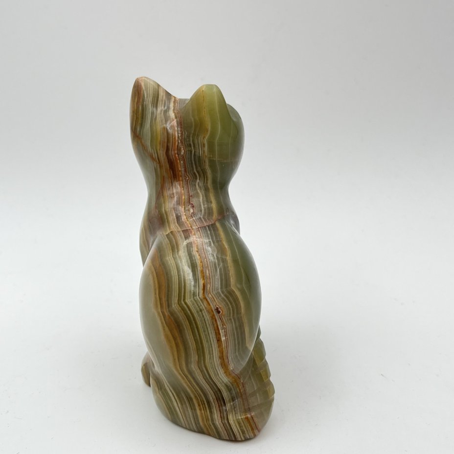 Статуэтка "Котёнок", натуральный камень (оникс), резьба