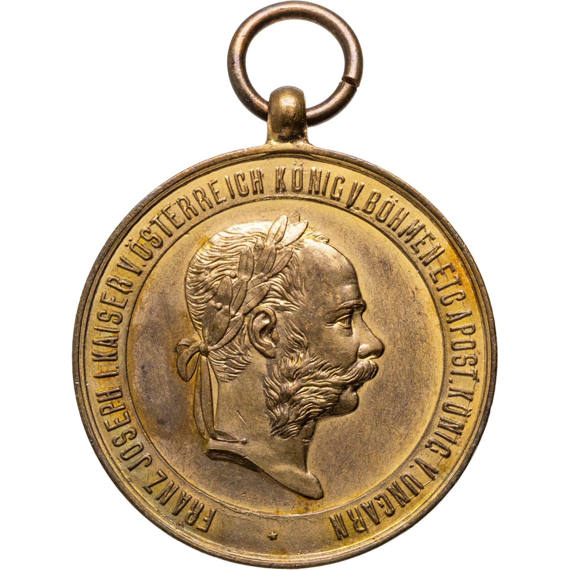 Памятная медаль в честь 25-летия восхождения на престол императора Франца Иосифа I для военнослужащих австро-венгерской армии