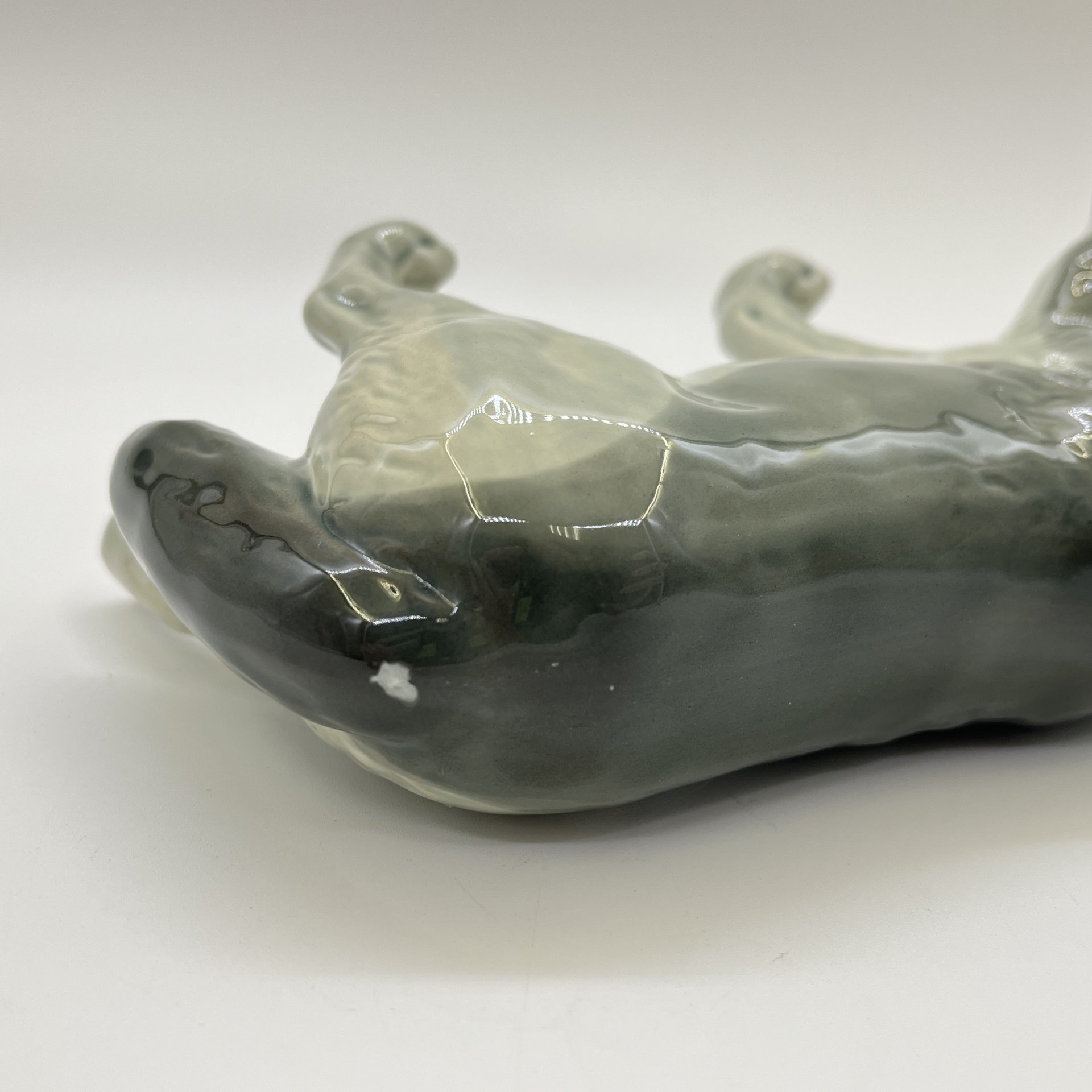 Статуэтка "Серый волк", фаянс, Россия, 2000-2010 гг.