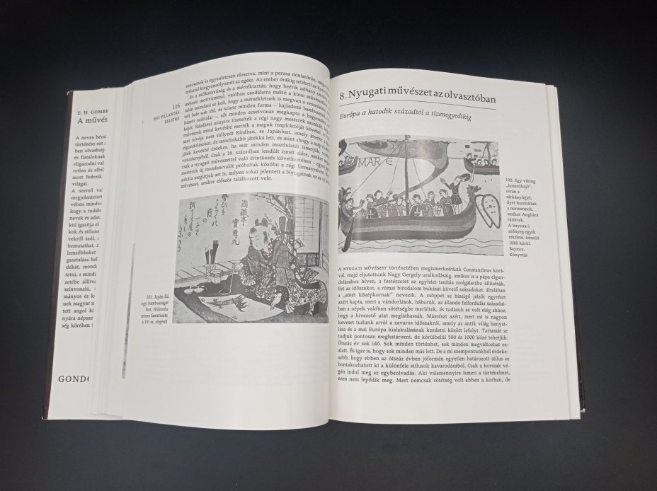 Книга "A művészet története" (История искусства), Э. Гомбрих, Gondolat Kiadó