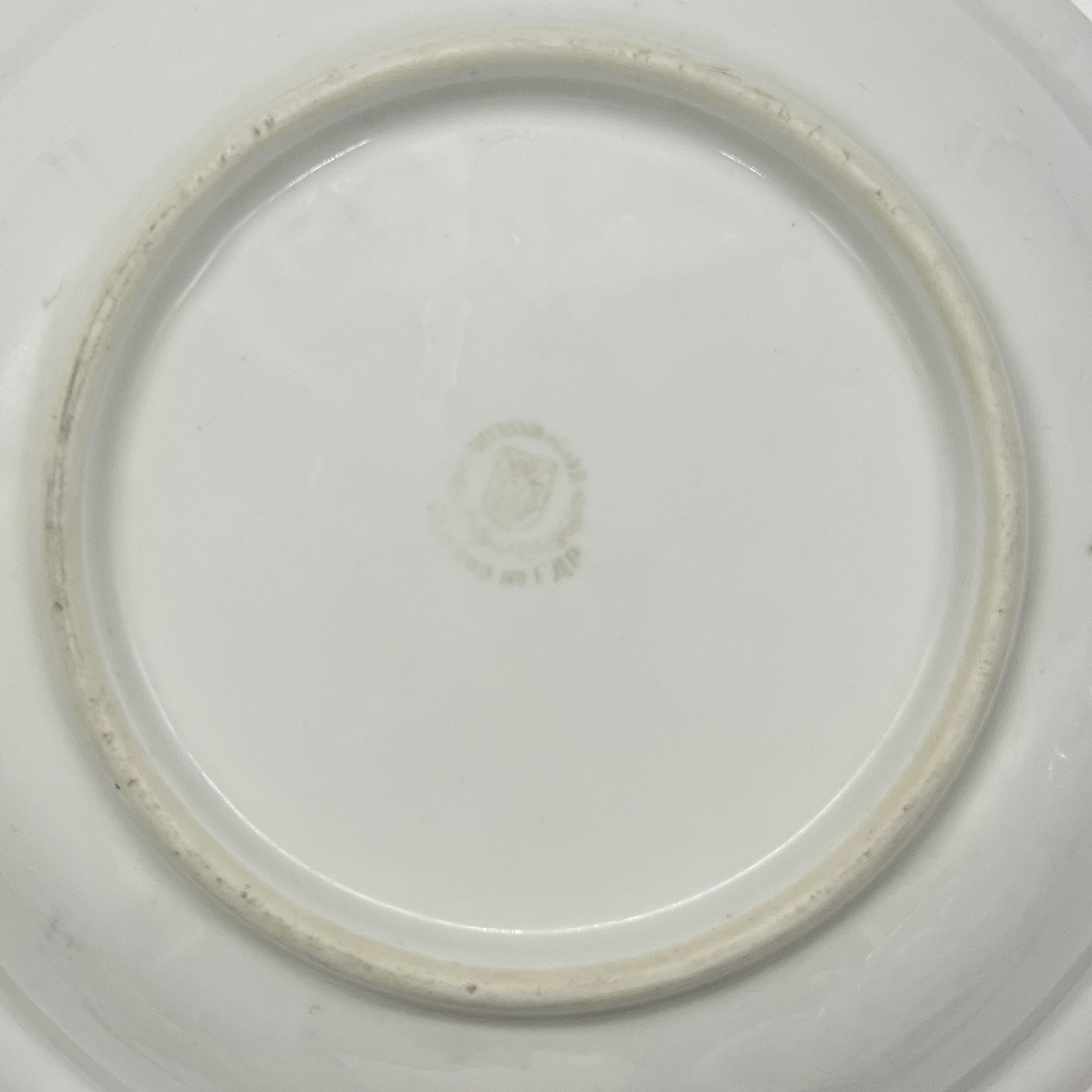 Тарелка детская со сказочной сценой, фарфор, деколь, Weisswasser Porzellan, ГДР, 1945-1960 гг.