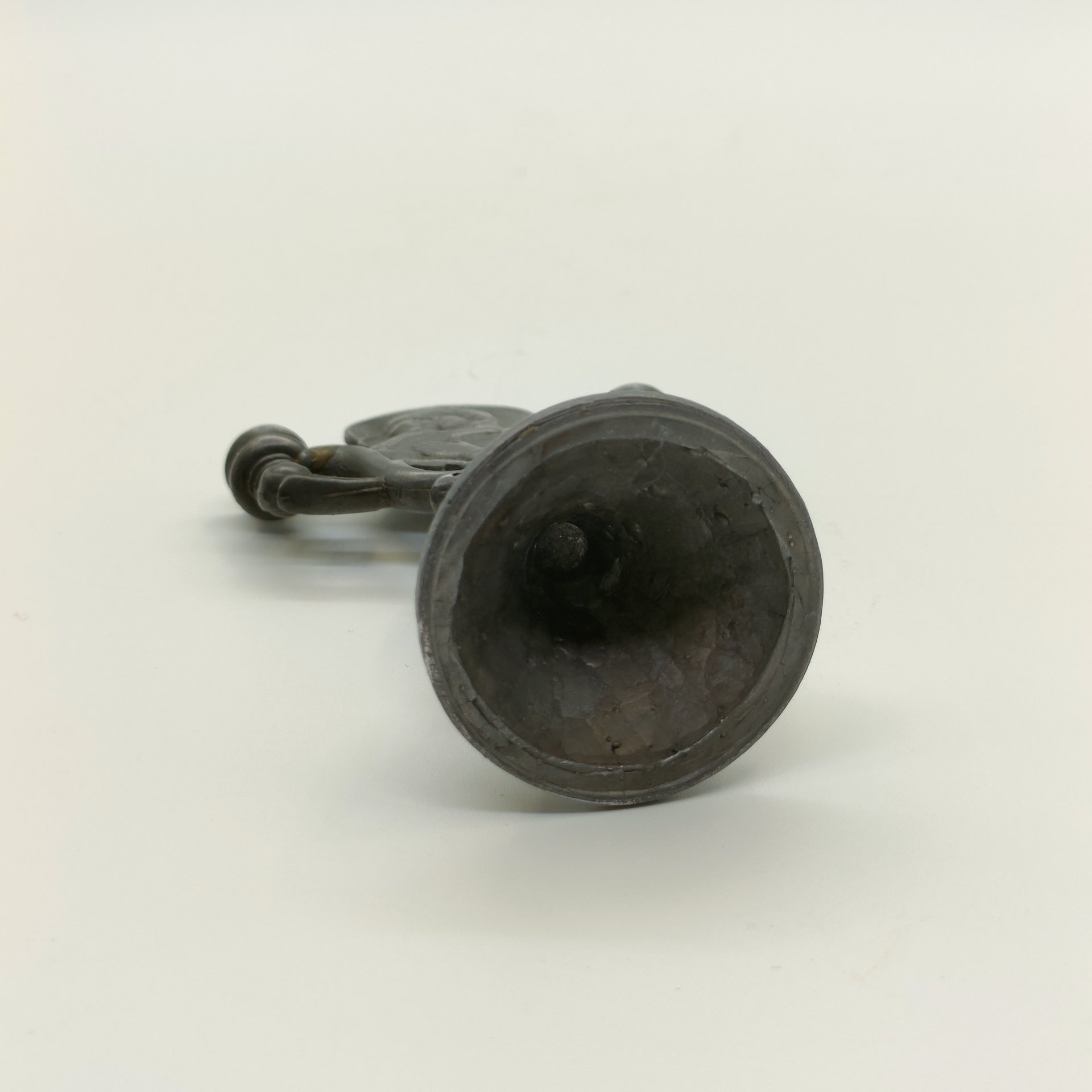 Подсвечник "Богородица" на две свечи, металл, литье, СССР, 1970-1990 гг.