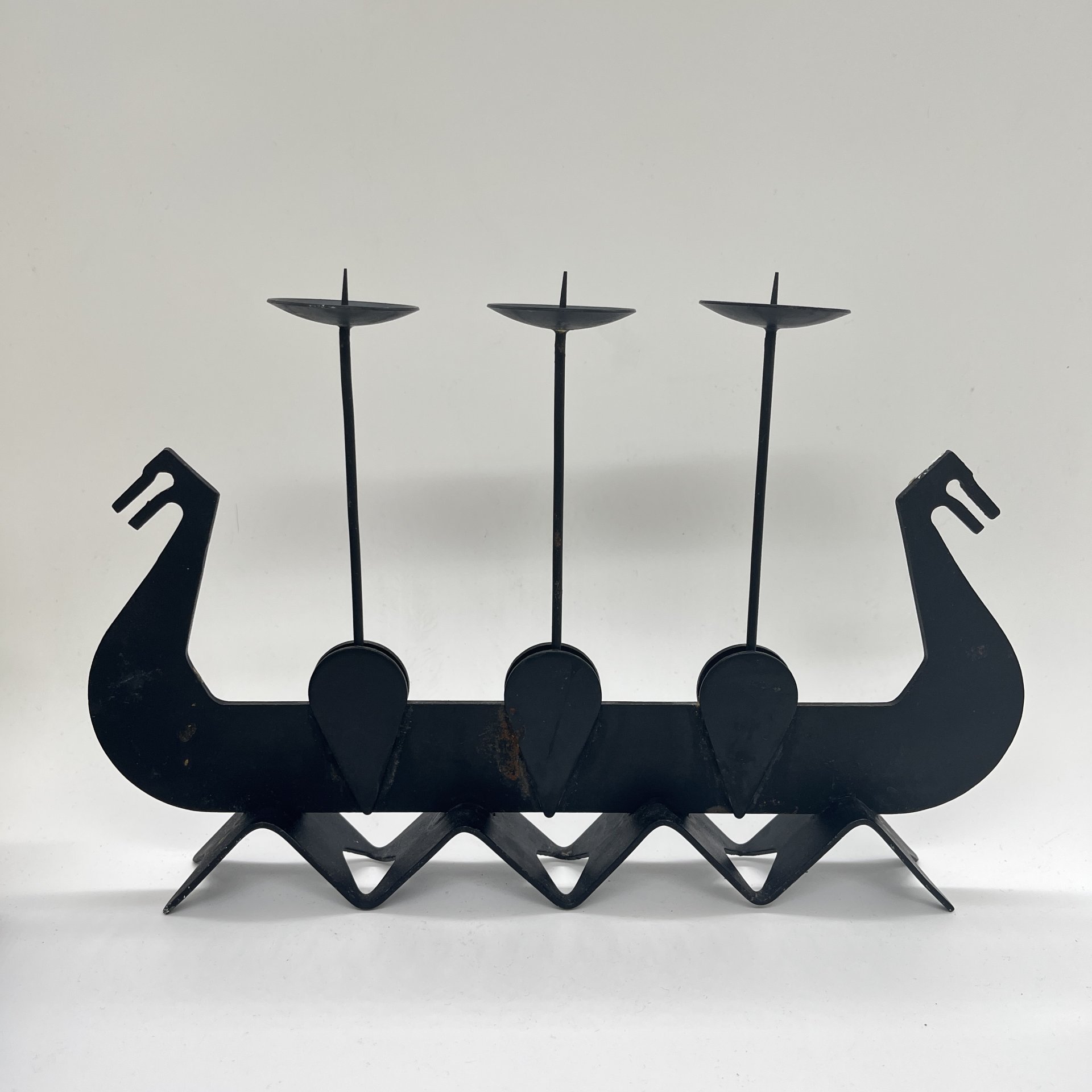 Подсвечник "Ладья", металл, СССР, 1970-1990 гг.